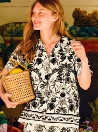 Favourites Layering Camicia a maniche corte con bottoni in cotone