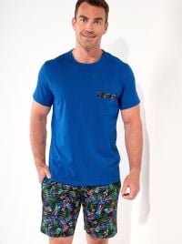 Havana - Pigiama corto uomo in cotone
