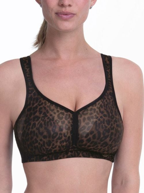 5544 Air Control reggiseno sportivo con imbottitura, animalier
