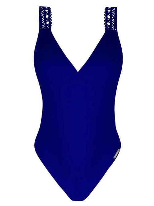 Ajourage Couture costume intero, blu oltremare