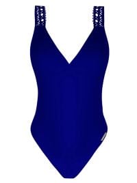 Ajourage Couture costume intero, blu oltremare