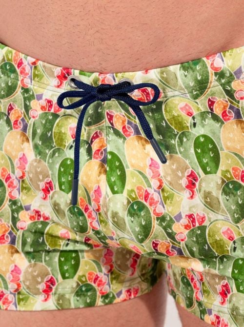 Taormina men's swim boxer Stretch fit with prickly pear print