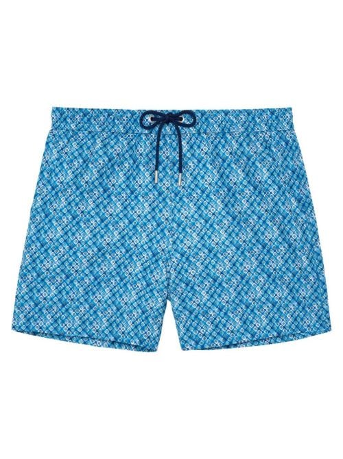 Camaiore Short mare navy con stampa estiva