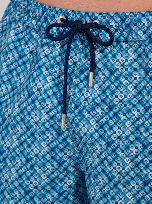 Camaiore Short mare navy con stampa estiva