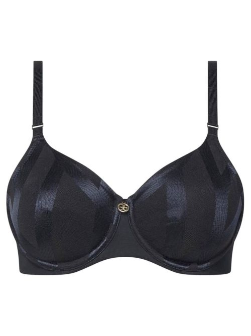 Glaze reggiseno preformato con ferretto, nero