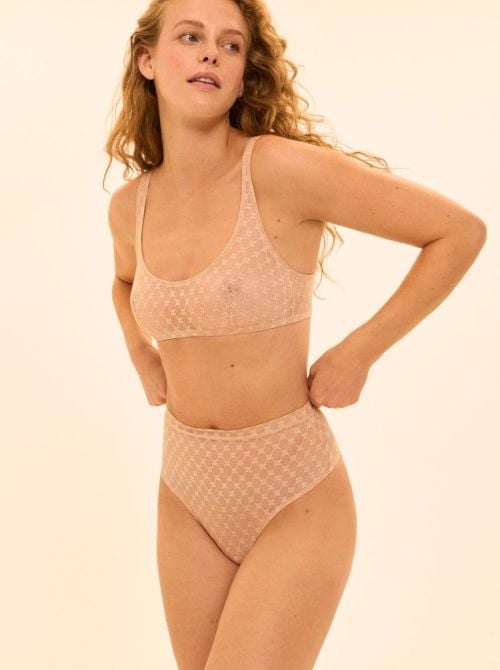 Plume tanga modellante, nudo
