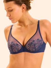 Delice Reggiseno Scollatura profonda, blu arcobaleno