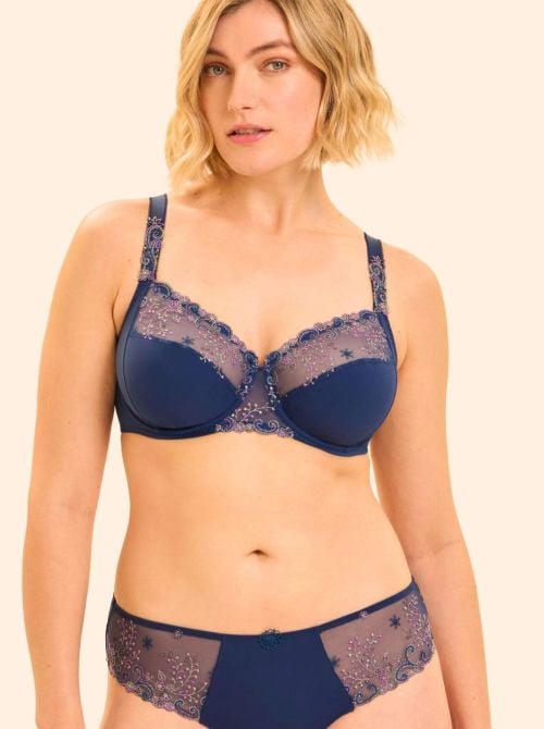Delice Reggiseno con ferretto coppe profonde, blu arcobaleno