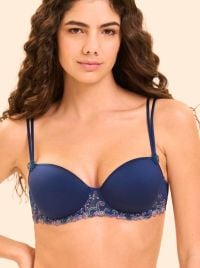 Delice Reggiseno imbottito a balconcino, blu arcobaleno