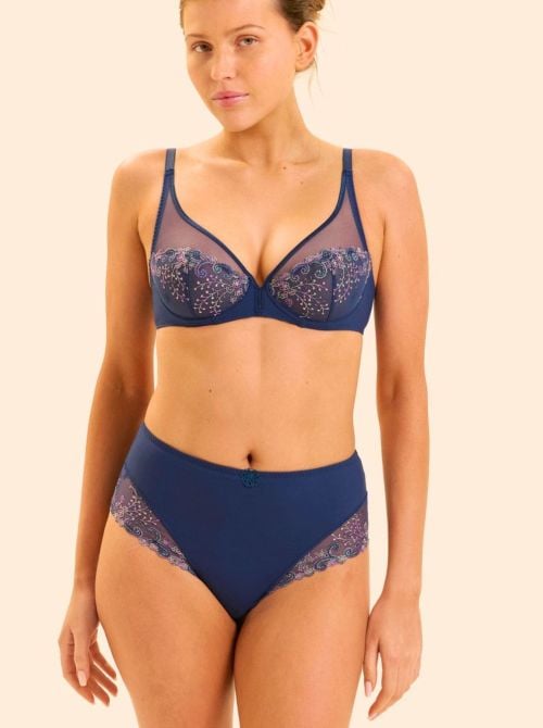 Delice Slip Alto, blu arcobaleno
