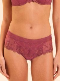 Wish Shorty in pizzo, rose santal