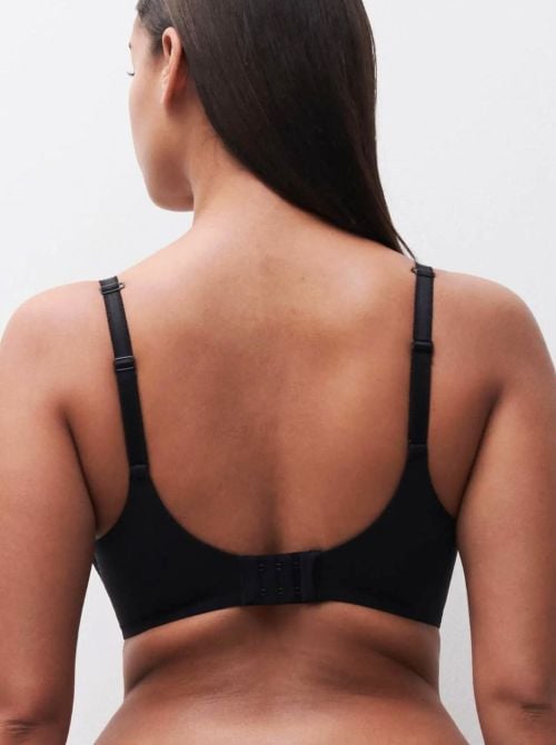 Norah Chic reggiseno con ferretto scollatura profonda, nero