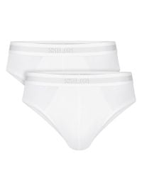 SLG Base 2 Slip Uomo in Cotone Bio, bianco