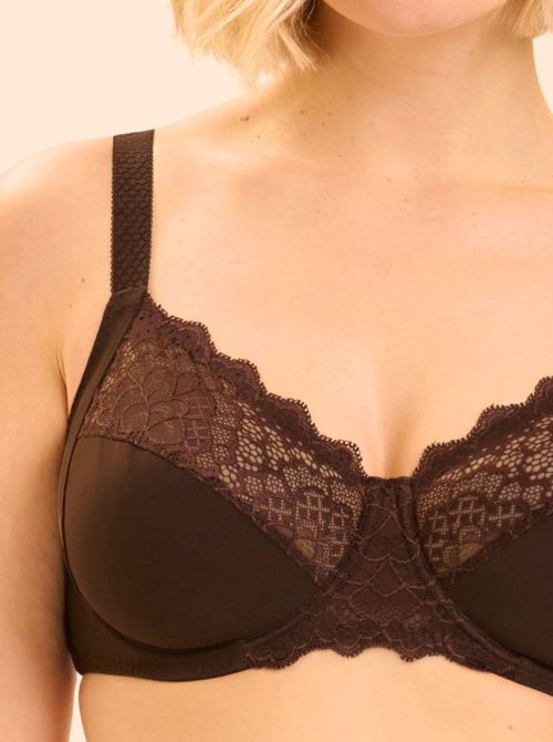 Caresse Reggiseno minimizer con ferretto, cacao