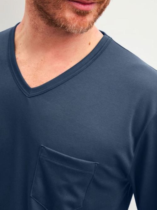 Pigiama Uomo Lungo Relax Streamline in Cotone Interlock