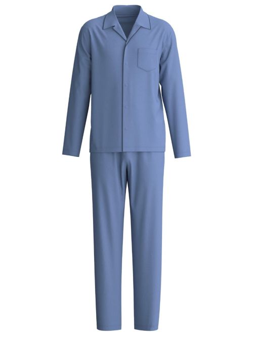 Pigiama Uomo con Bottoni Relax Choice in Swiss+Cotton Interlock, coastal fjord