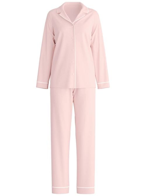 Pigiama Donna con Bottoni Night Lovers in Swiss Cotton Interlock