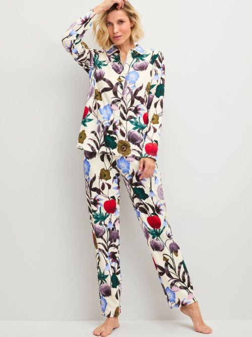 Alpine Pantalone Pigiama Donna in Cotone