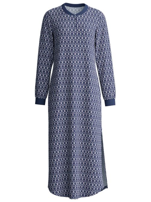 Midnight Hearts - Camicia da Notte Lunga Donna in Cotone caldo