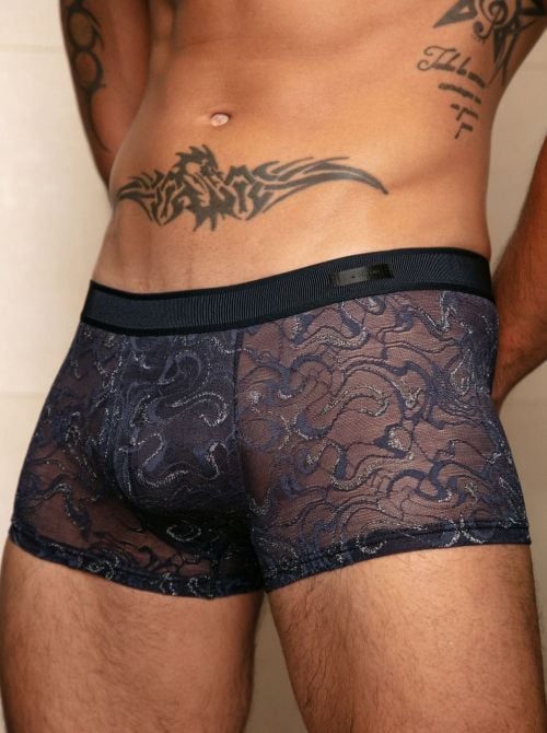 Purple Boxer uomo in Pizzo Jacquard HOM