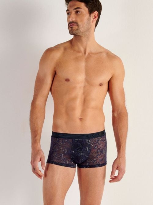 Purple Boxer uomo in Pizzo Jacquard