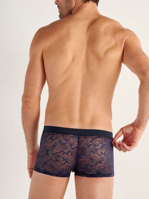 Purple Boxer uomo in Pizzo Jacquard