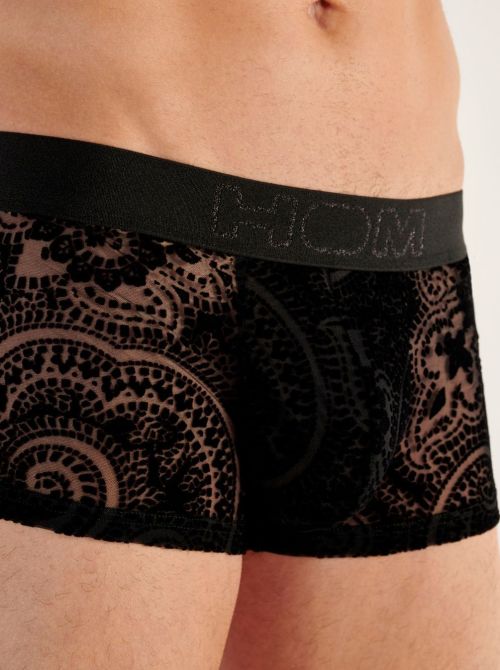 Rhapsody Boxer uomo in tulle e velluto HOM