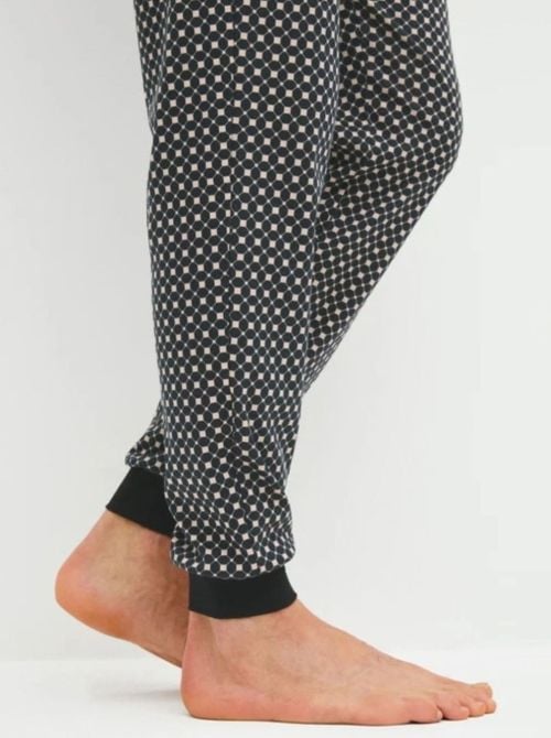Pigiama Uomo Caldo in Cotone con Polsini - Relax Cosy Vibes CALIDA