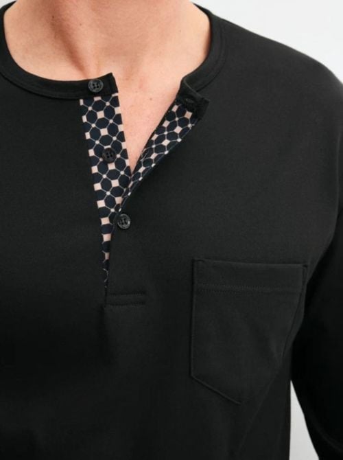 Pigiama Uomo Caldo in Cotone con Polsini - Relax Cosy Vibes
