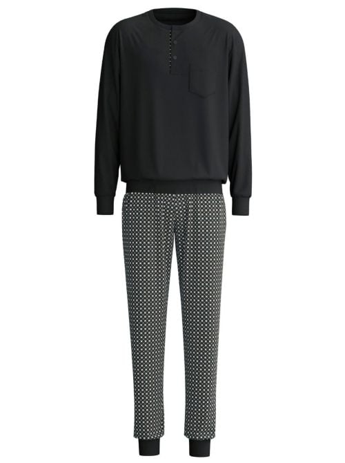 Pigiama Uomo Caldo in Cotone con Polsini - Relax Cosy Vibes
