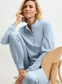 Pigiama Donna Caldo in Cotone con Polsini e colletto - Midnight Dreams