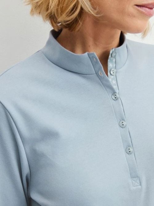 Pigiama Donna Caldo in Cotone con Polsini e colletto - Midnight Dreams