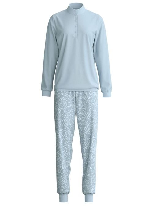 Pigiama Donna Caldo in Cotone con Polsini e colletto - Midnight Dreams
