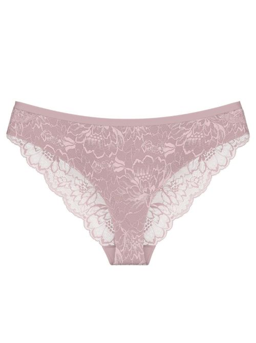 Amourette Charm T Slip Brasiliano in Pizzo Elasticizzato, rosa