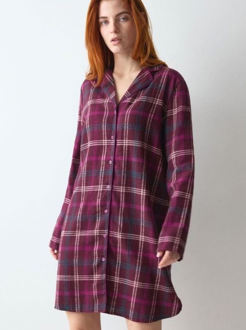Boyfriend - Camicia da Notte in 100% Cotone Biologico, bordo' TRIUMPH