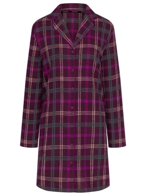 Boyfriend - Camicia da Notte in 100% Cotone Biologico, bordo'