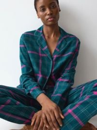 Boyfriend - Pigiama Donna Lungo in 100% Cotone Biologico, verde