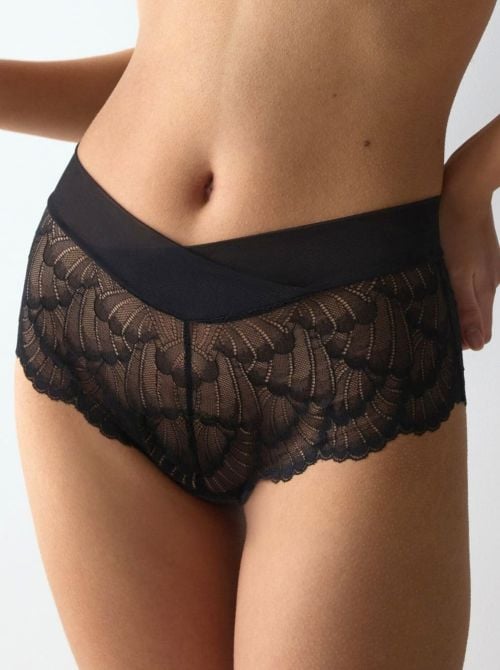 Love in Lace Culotte Corta in Pizzo Elasticizzato, nero TRIUMPH