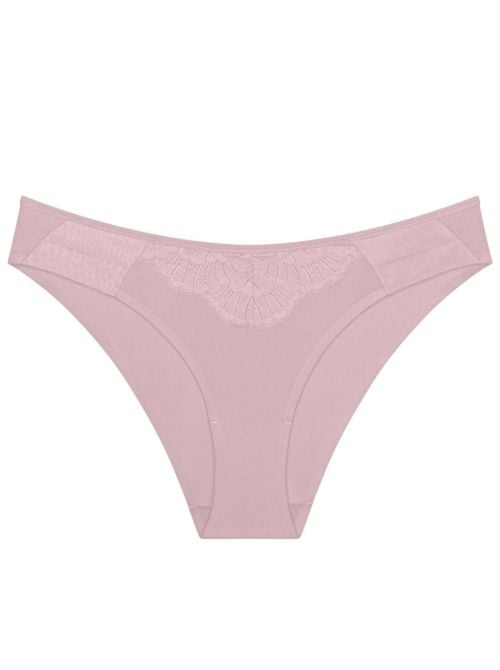 Love in Lace Slip Tai in Pizzo e Microfibra, rosa