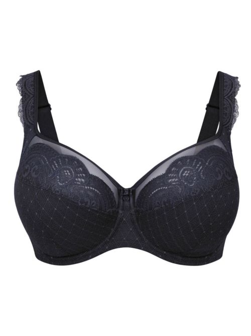 Selma Reggiseno con Ferretto Big Cup in Pizzo, shadow blue