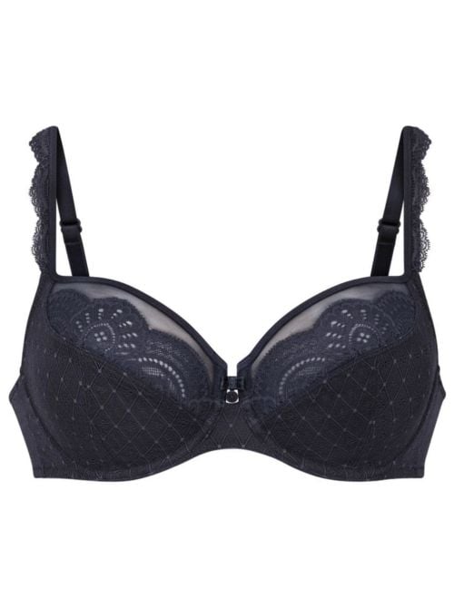 Selma Reggiseno con Ferretto in Pizzo, shadow blue