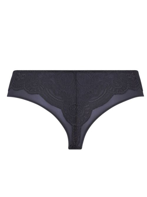 Selma Shorty in Pizzo e Tulle, shadow blue