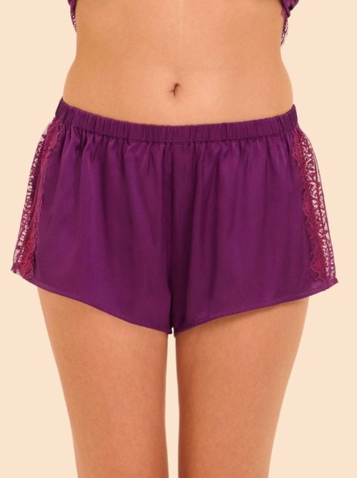 Satin Secrets Short da Notte in Raso e Pizzo, mora SIMONE PERELE