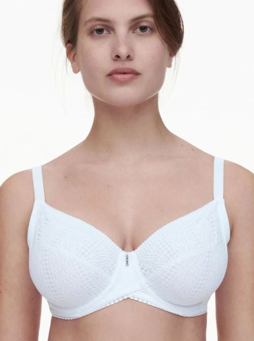 Easy Support Reggiseno Coprente con Ferretto in Pizzo ad Alto Sostegno, bianco CHANTELLE