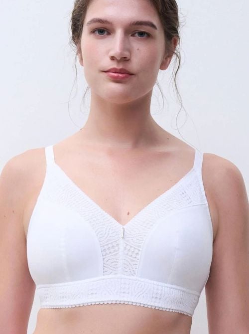 Easy Support Reggiseno Senza Ferretto Coprente ad Alto Sostegno, bianco CHANTELLE