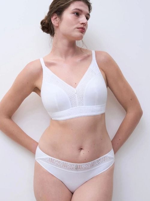 Easy Support Reggiseno Senza Ferretto Coprente ad Alto Sostegno, bianco CHANTELLE