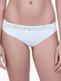Easy Support Slip Donna Classico in Pizzo e Morbida Maglia, bianco