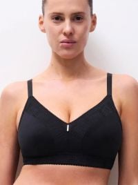 Easy Support Reggiseno Senza Ferretto Coprente ad Alto Sostegno, nero