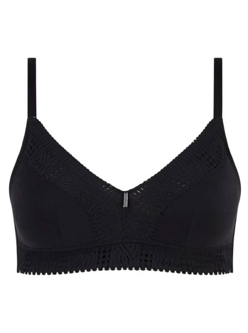 Easy Support Reggiseno Senza Ferretto Coprente ad Alto Sostegno, nero