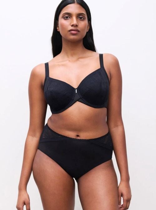 Easy Support Culotte Contenitiva a Vita Alta con Effetto Levigante, nero